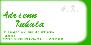 adrienn kukula business card